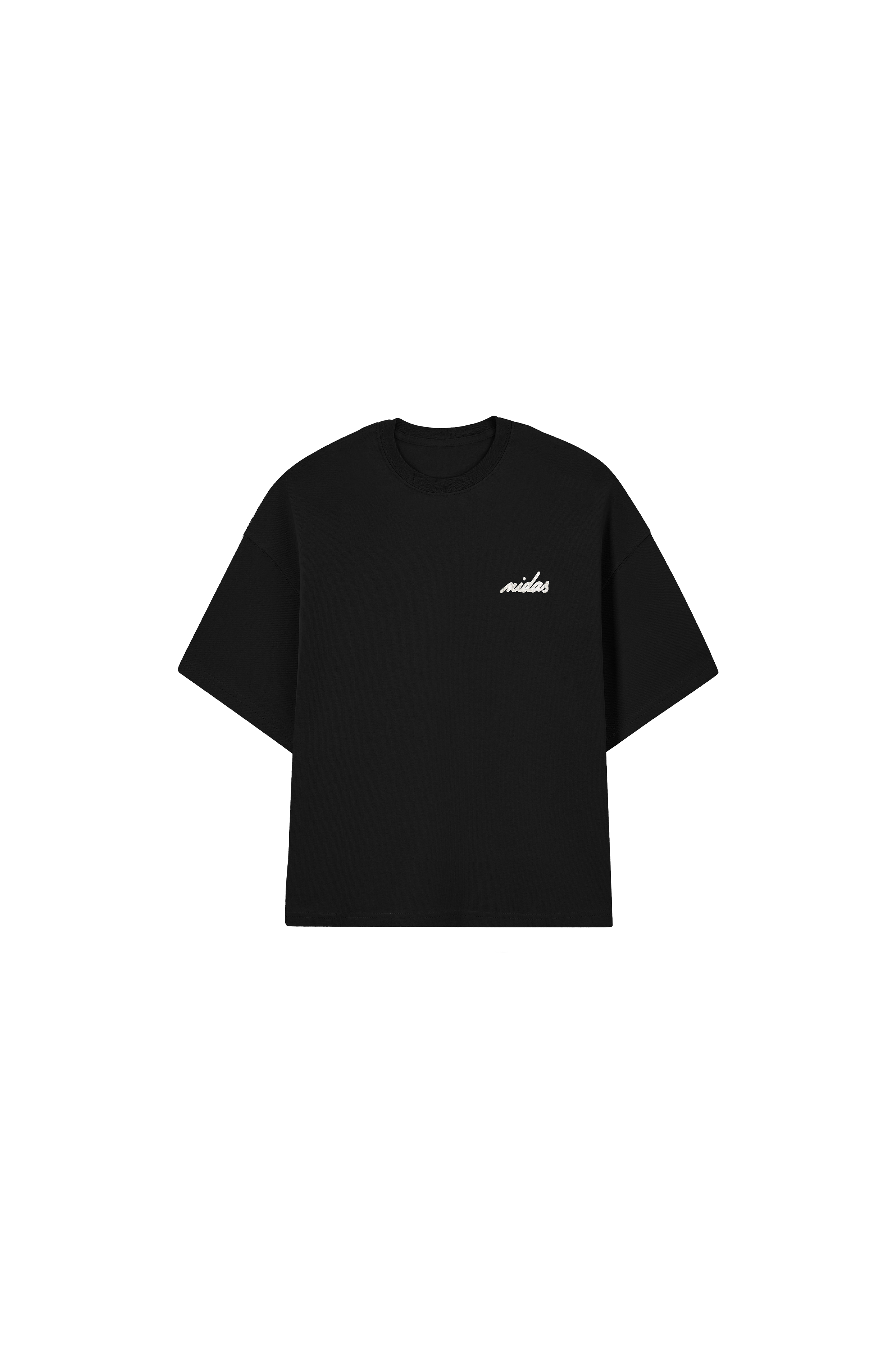 Print T-shirt Black - MIDAS TOUCH