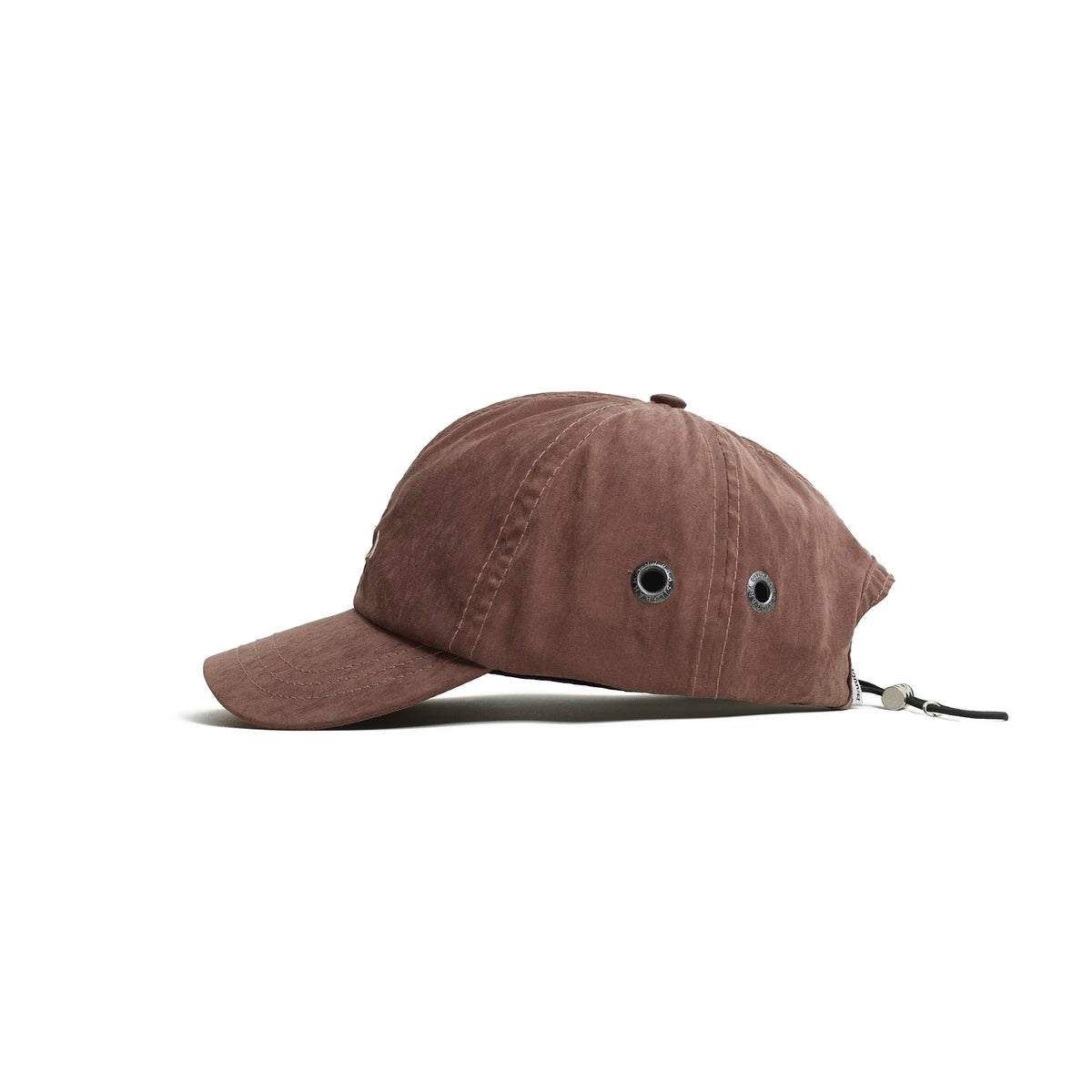 Boné Six Panel "Barra Logo" Marrom