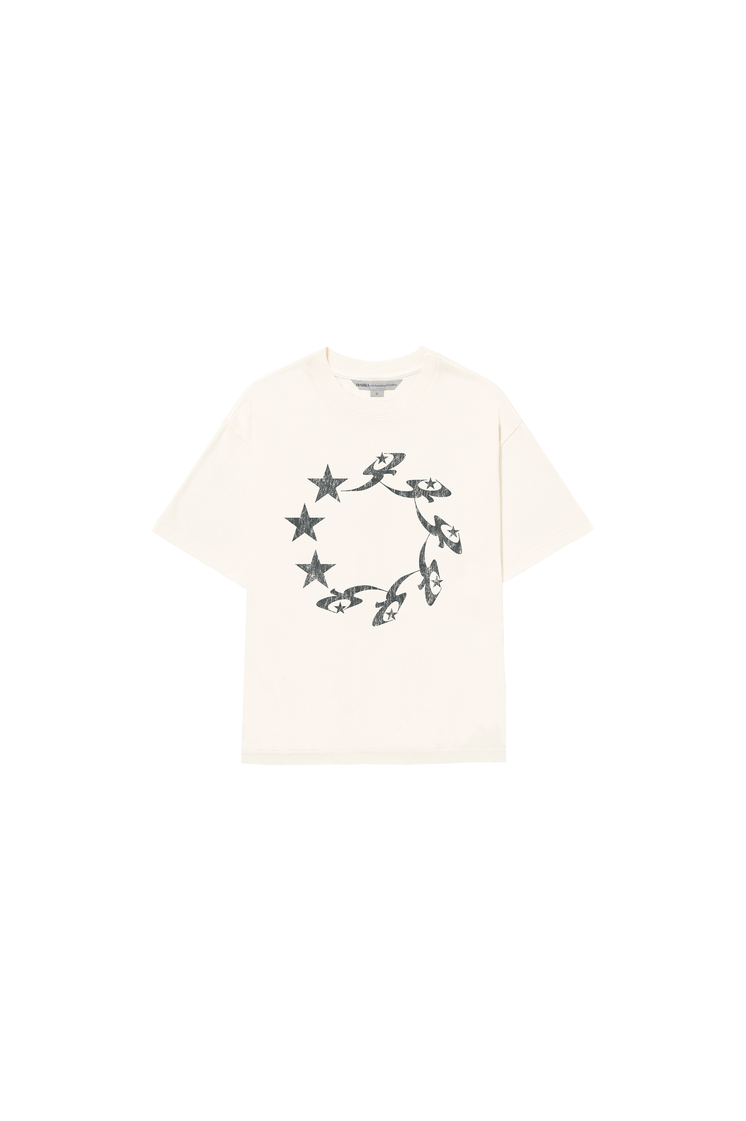 Camiseta "B Tribal" Off White