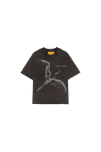 Camiseta "Desconstruída" Preta Estonada - BARRA