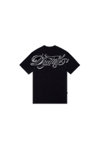 T-shirt Script Stencil Black
