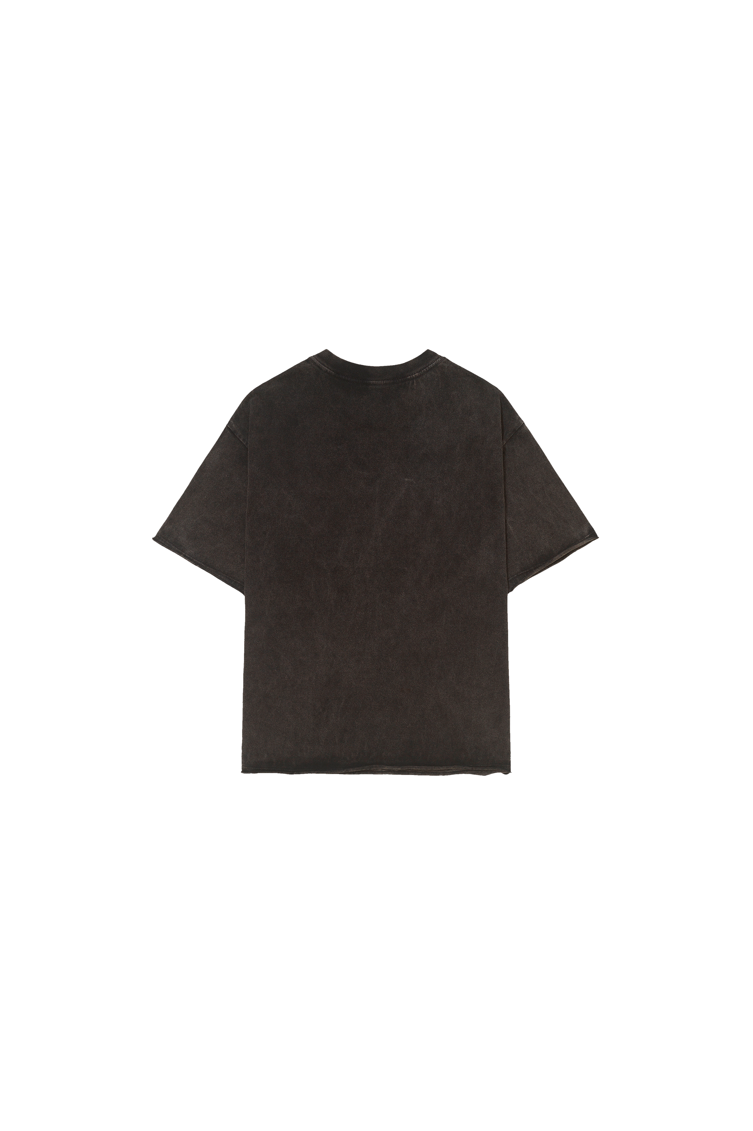Camiseta "Desconstruída" Preta Estonada - BARRA
