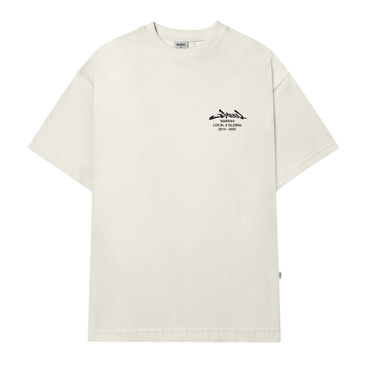 Camisa "Local x Global" Off White - Barra