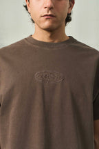 Camiseta "Goods Patch" Marrom Estonado - BARRA