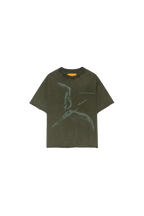 Camiseta "Desconstruída" Verde Estonado - BARRA