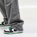 Storm Grey Baggy Jeans - TANABASE