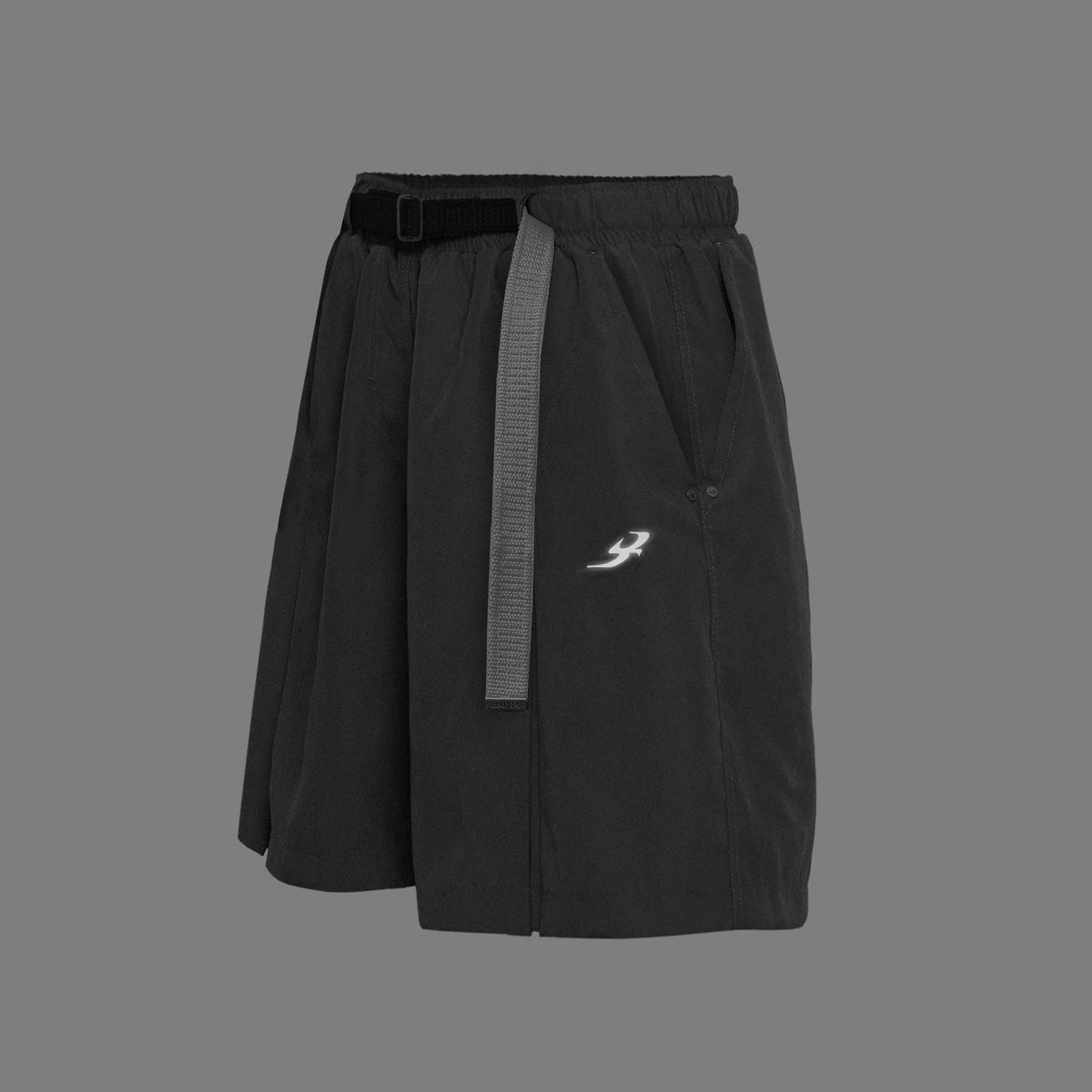 Short "B Garça" Cinza