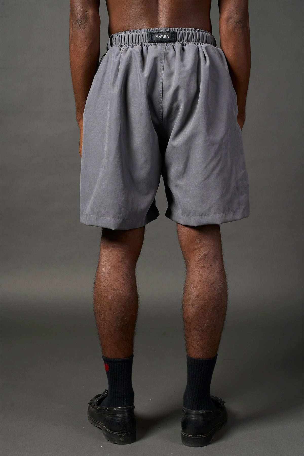 Short "B Garça" Cinza