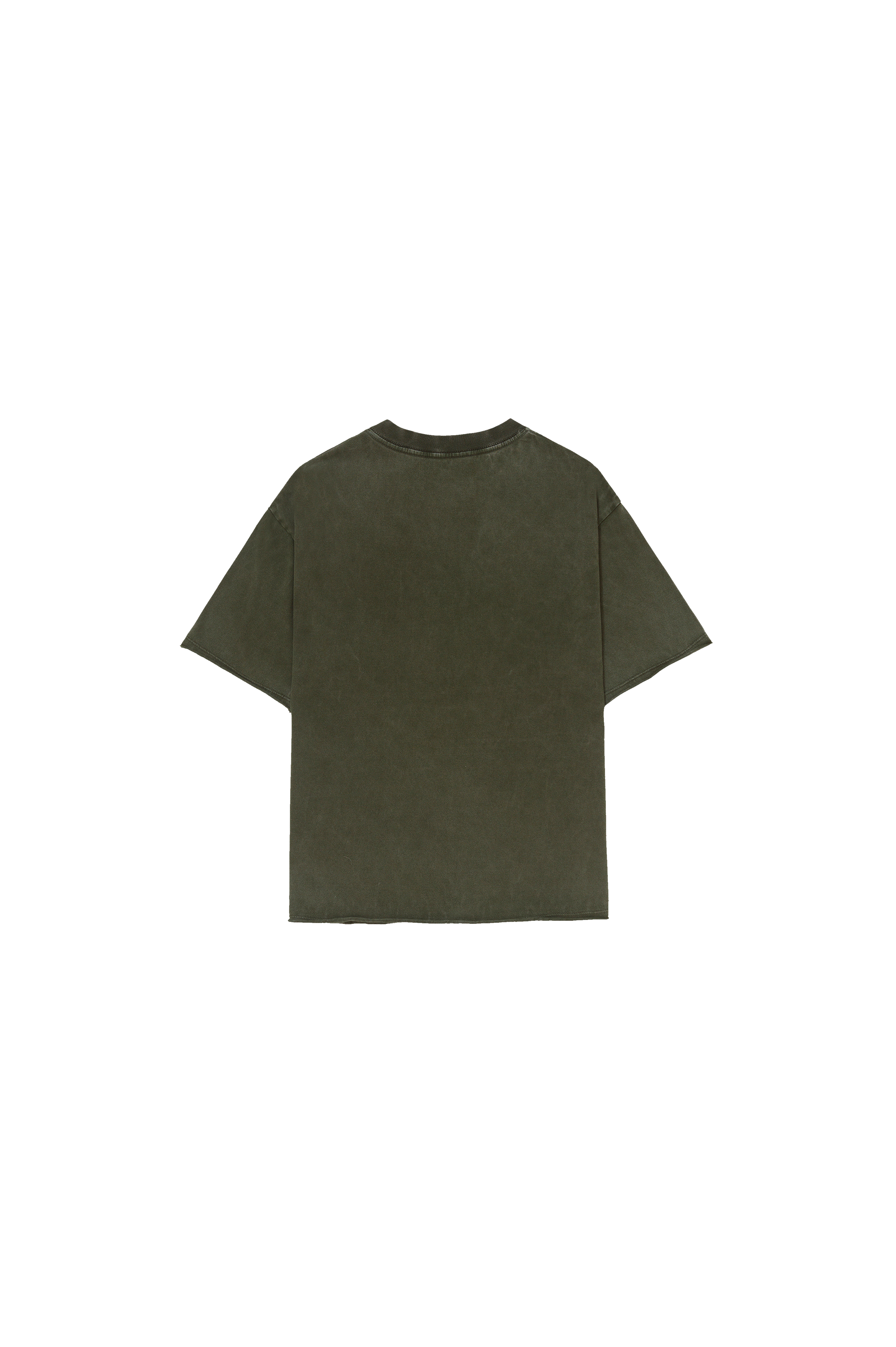 Camiseta "Desconstruída" Verde Estonado - BARRA