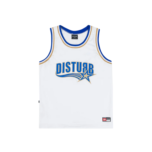 16ERS Basketball Jersey in White – Disturb
