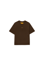 Camiseta "Barra Logo" Marrom