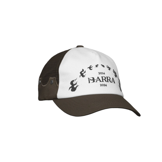 Boné Trucker "Local x Global" Marrom - Barra Crew