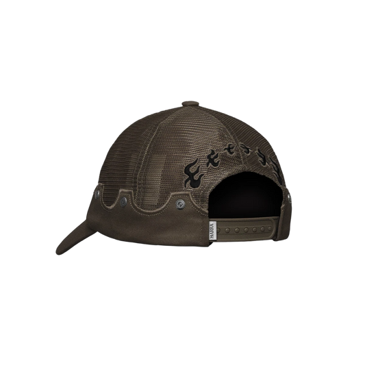 Boné Trucker "Local x Global" Marrom - Barra Crew