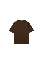 Camiseta "Barra Logo" Marrom