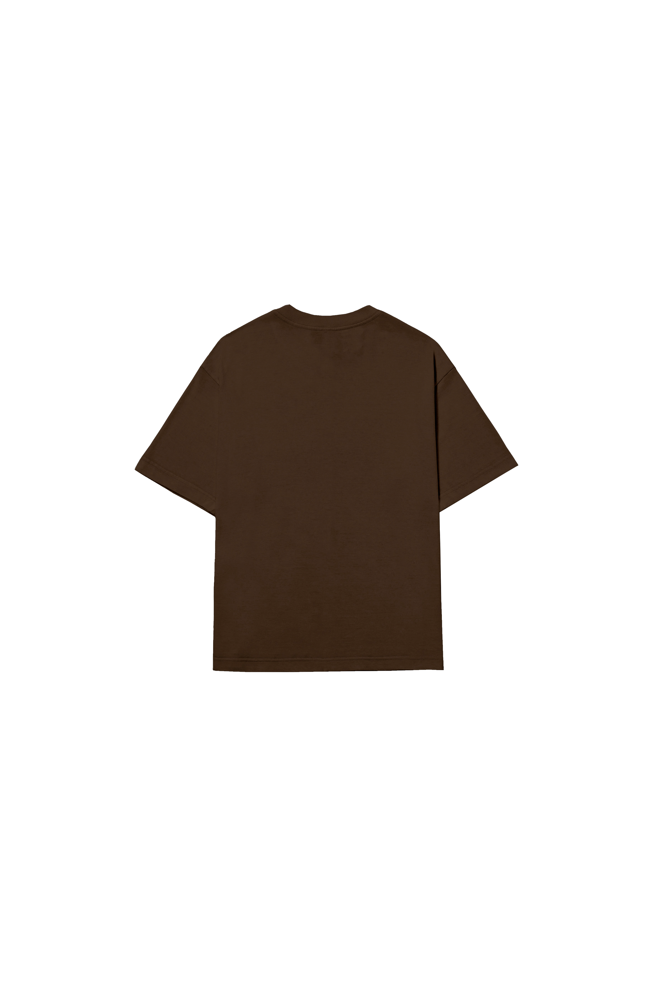 Camiseta "Barra Logo" Marrom