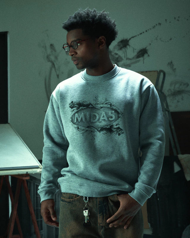 Sculpture Crewneck - MIDAS TOUCH