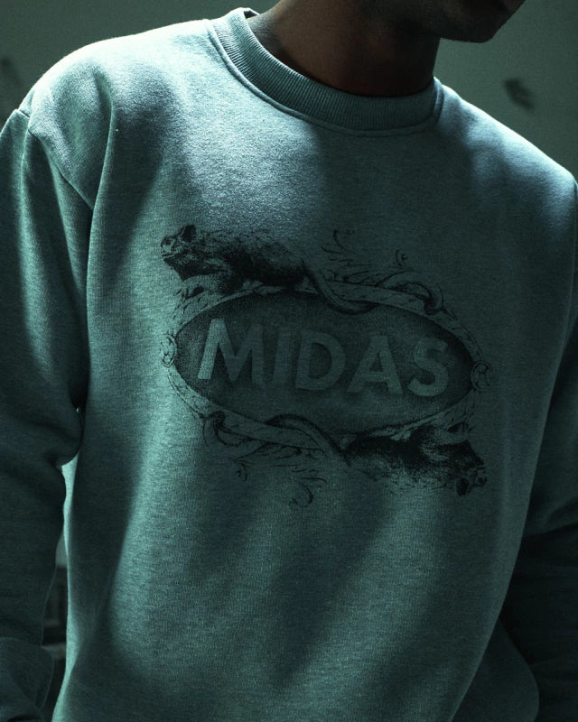 Sculpture Crewneck - MIDAS TOUCH