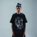 Máscaras Graphic Black Tee - MINACCI
