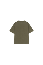 Camiseta "Barra Logo" Verde Estonada