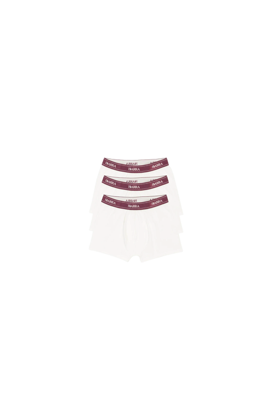 Pack Cueca Boxer Barra Logo Bordô - BARRA