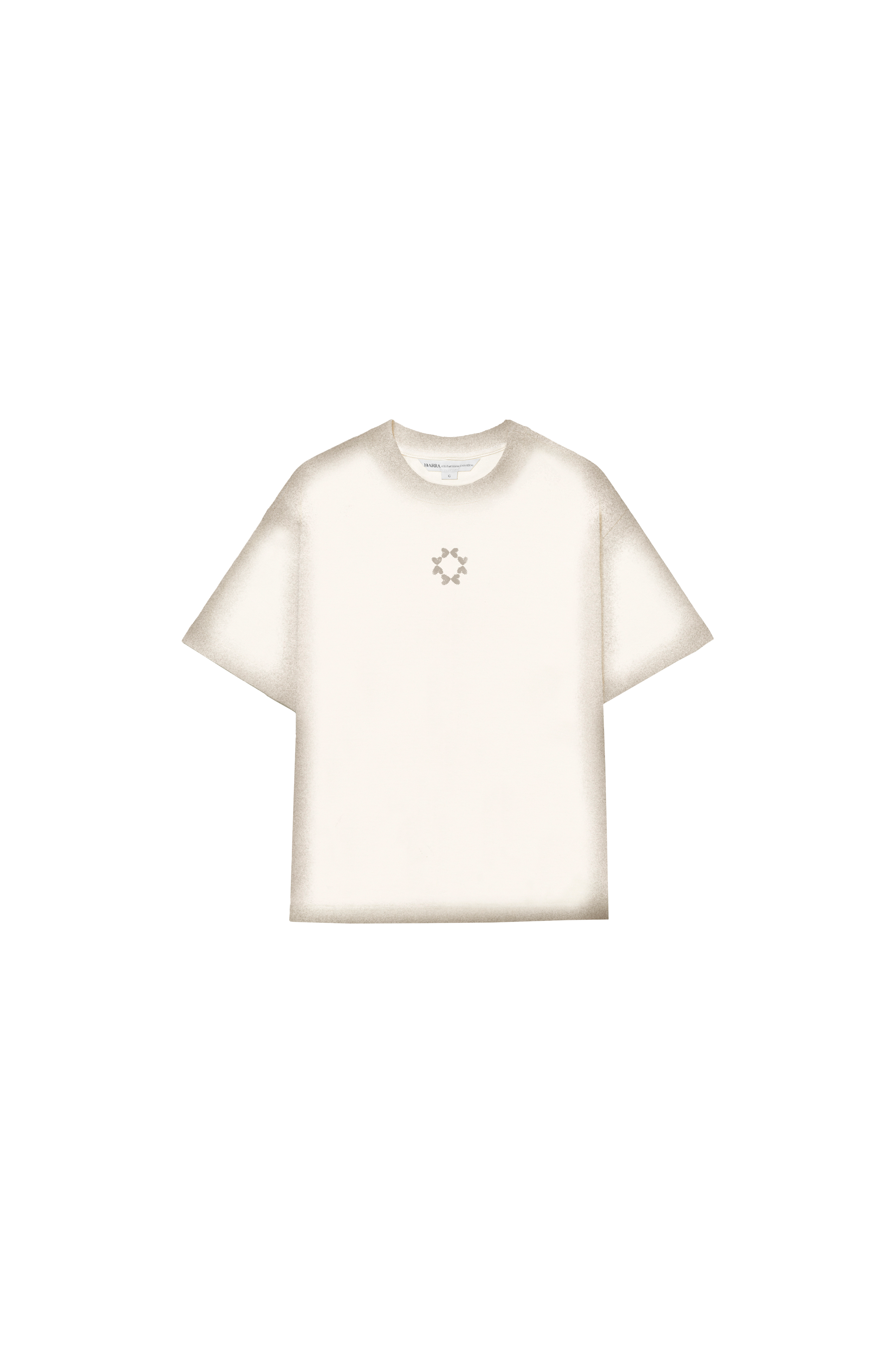 Camiseta Jateada "Octa" Off White