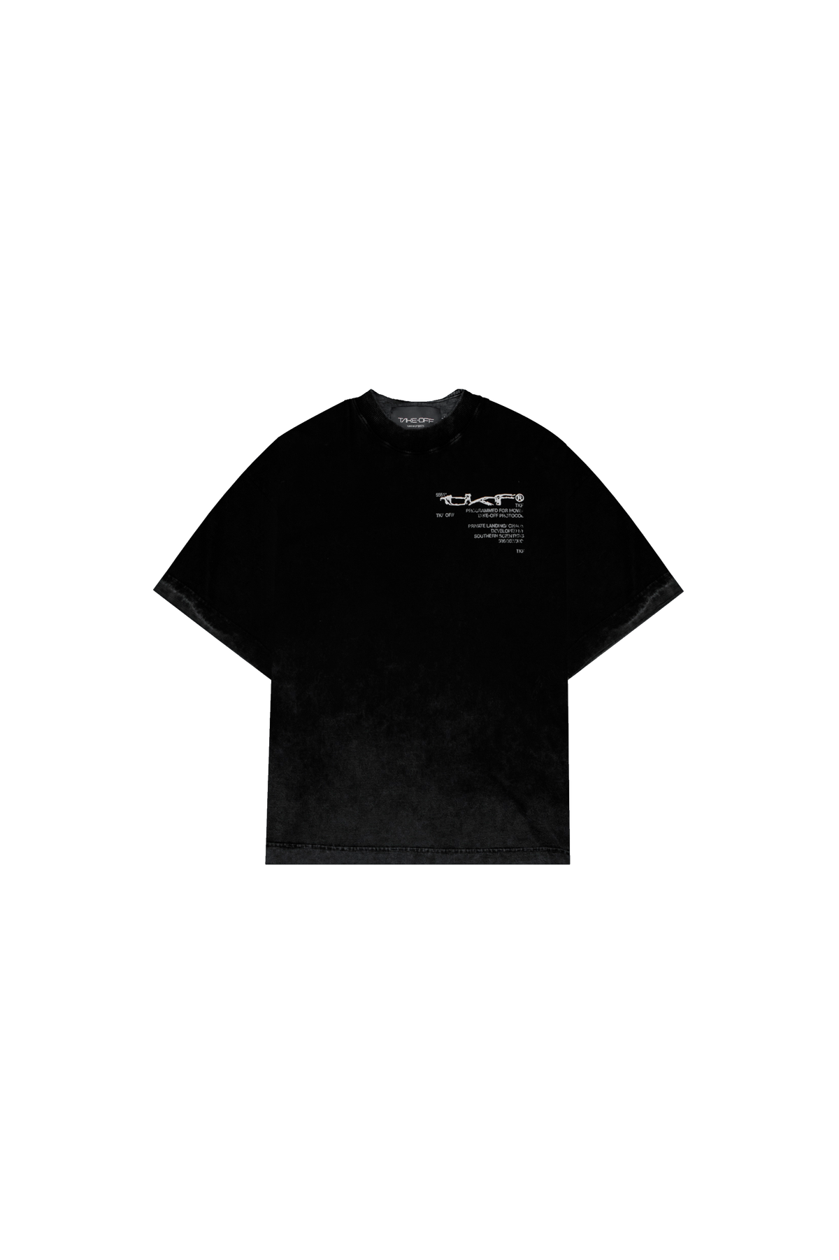 Faded Black/Grey Boxy Tee