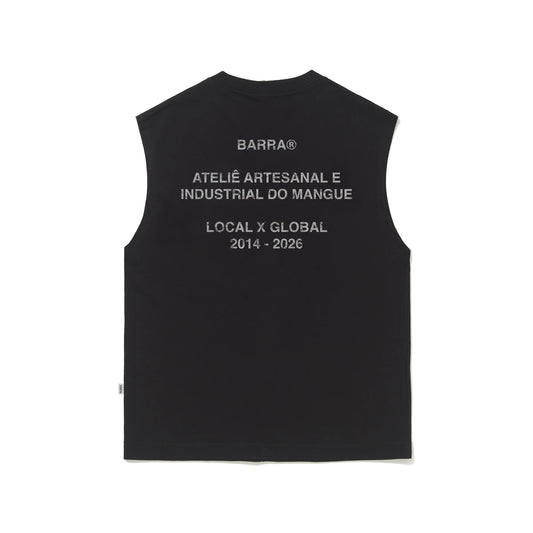 Regata "Ateliê" Preta - BARRA