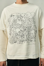 Camiseta "Manguezal" Off White - BARRA