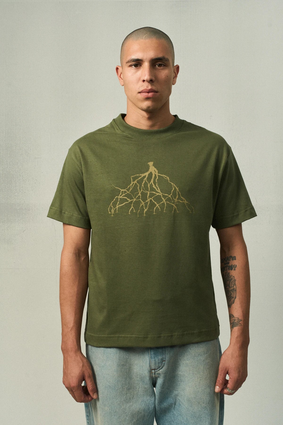 Camiseta "Barra Raízes" Verde - BARRA