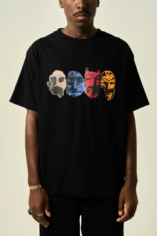 Camisa "Mascarados" Preta - Barra