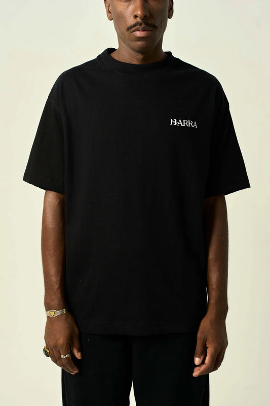 Camisa Robusta "Barra Logo" Preta - Barra