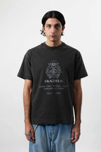 Camiseta "Brasão" Preta Estonada