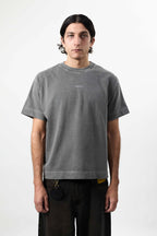 Camiseta "Barra Logo" Grafite Estonada