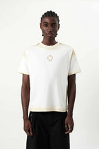 Camiseta Jateada "Octa" Off White