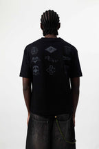 Camiseta "Bandeiras" Preta