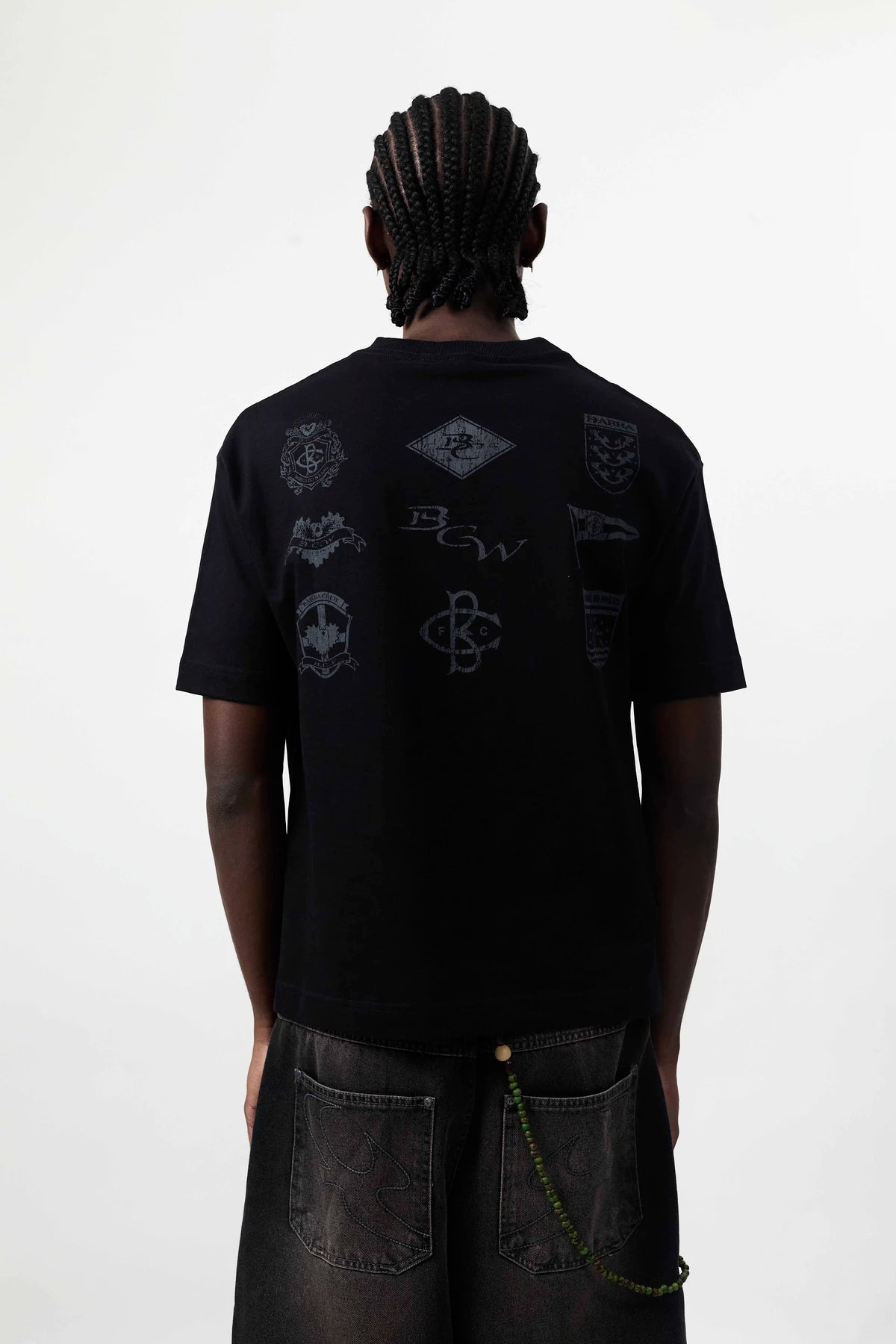 Camiseta "Bandeiras" Preta