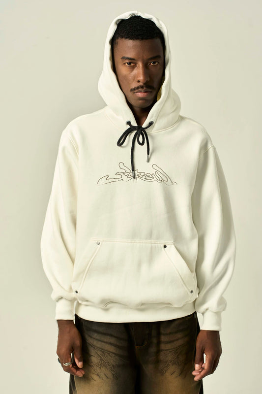 Moletom "Assinatura Remix" Off White - Barra