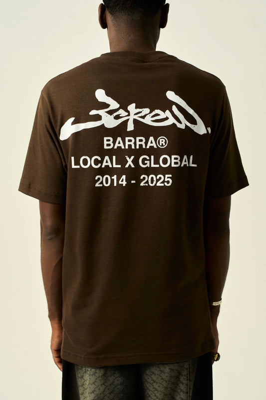 Camisa "Local x Global" Marrom - Barra