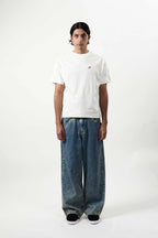 Camiseta Recortada "B Garça" Off White