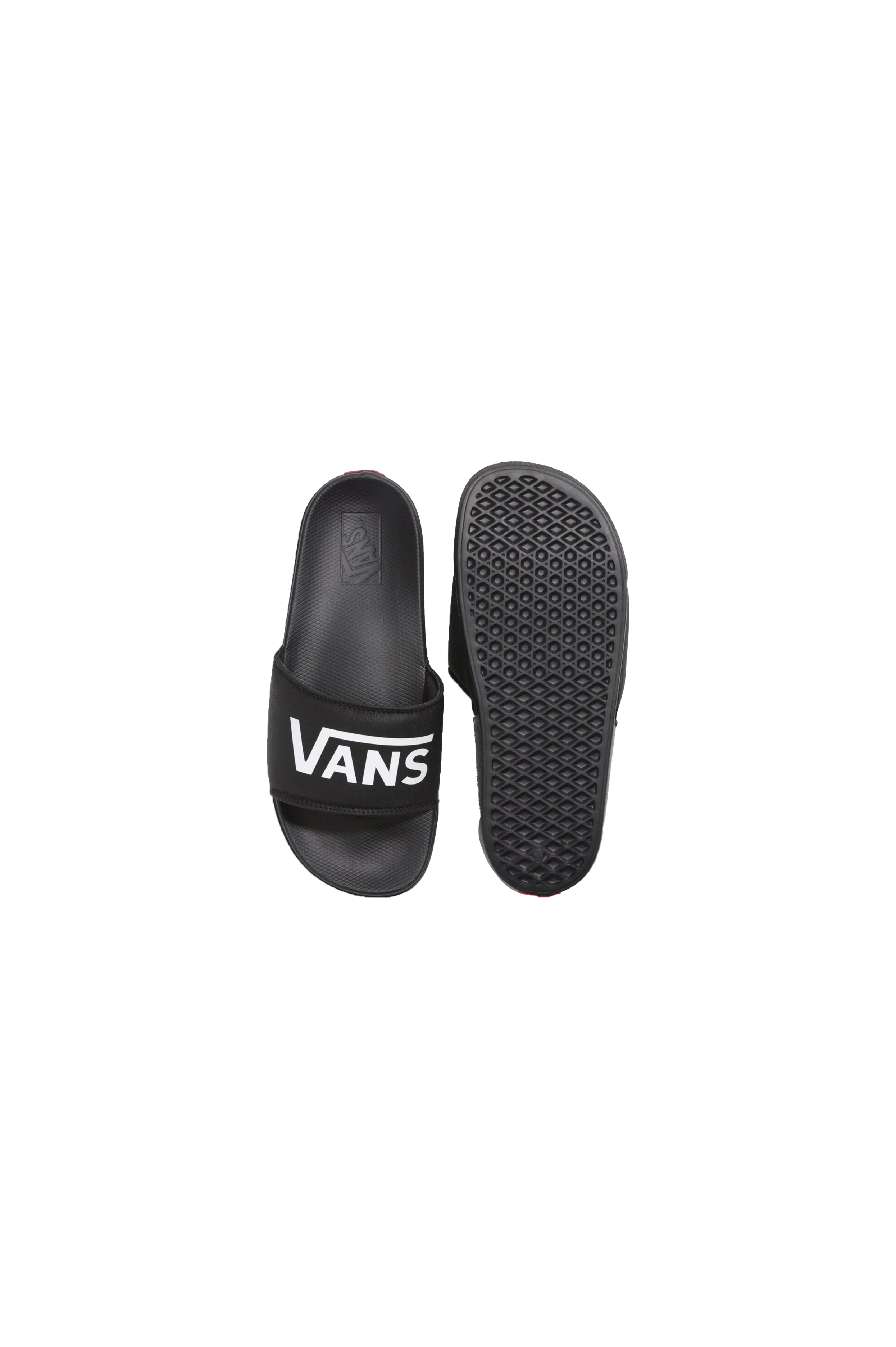 Chinelo Slide-On Black True White - Vans