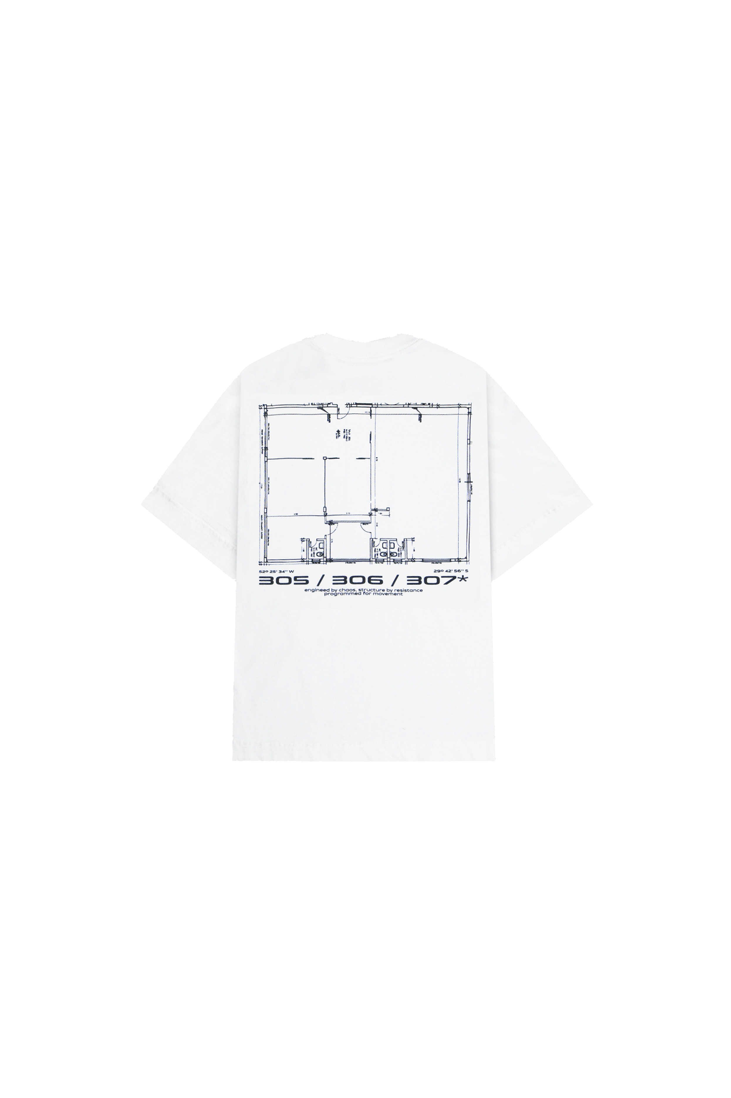 305 Headquartes Offwhite Tee