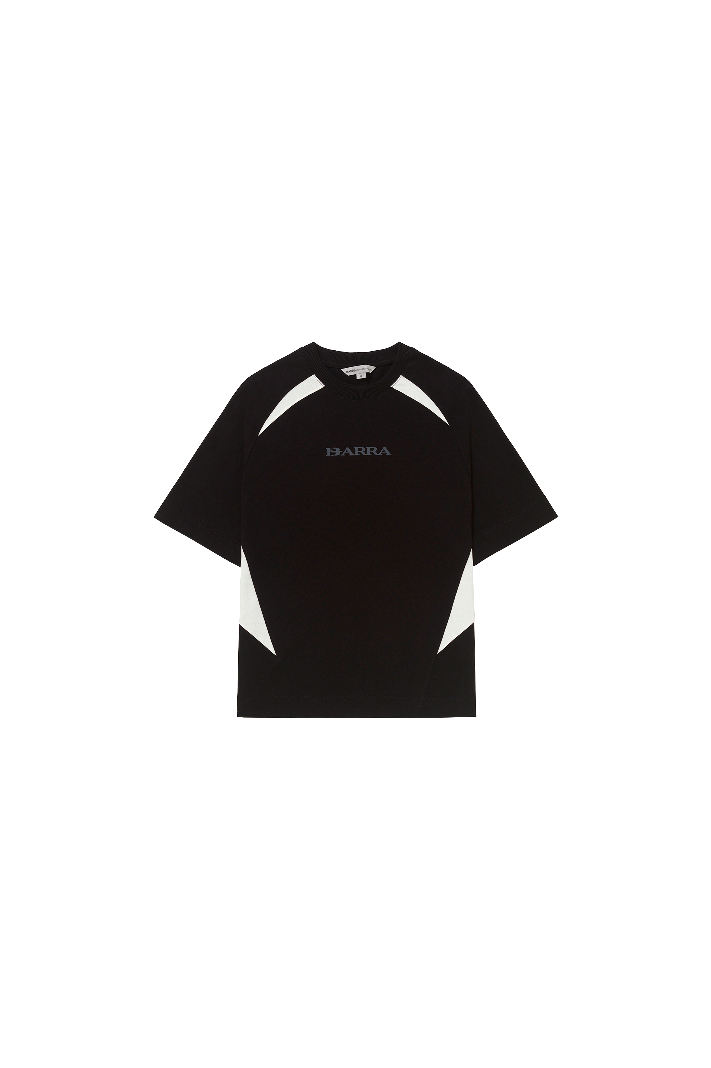 Camiseta Recortada "Barra Remix" Preta