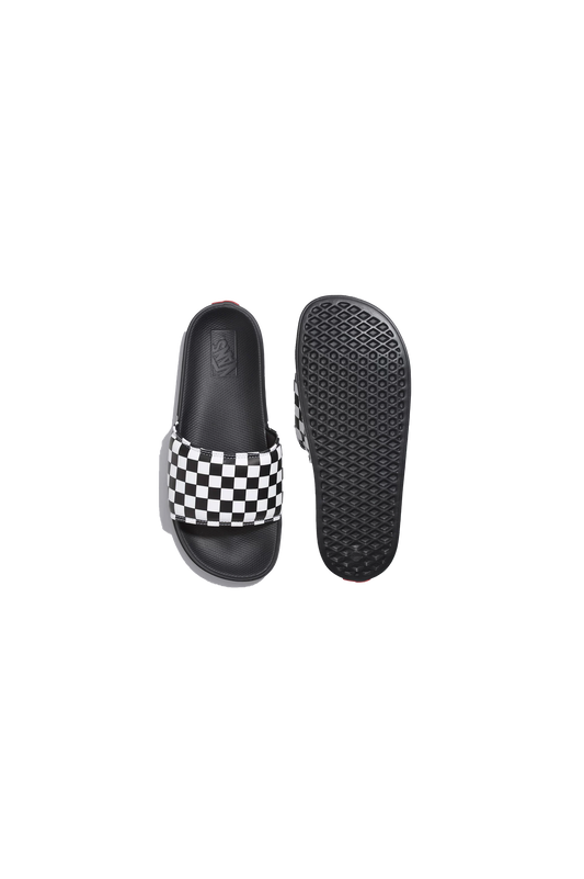 Chinelo Slide-On True White Black - Vans