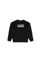 Moletom Classic V Oversized Crew SS Black - Vans