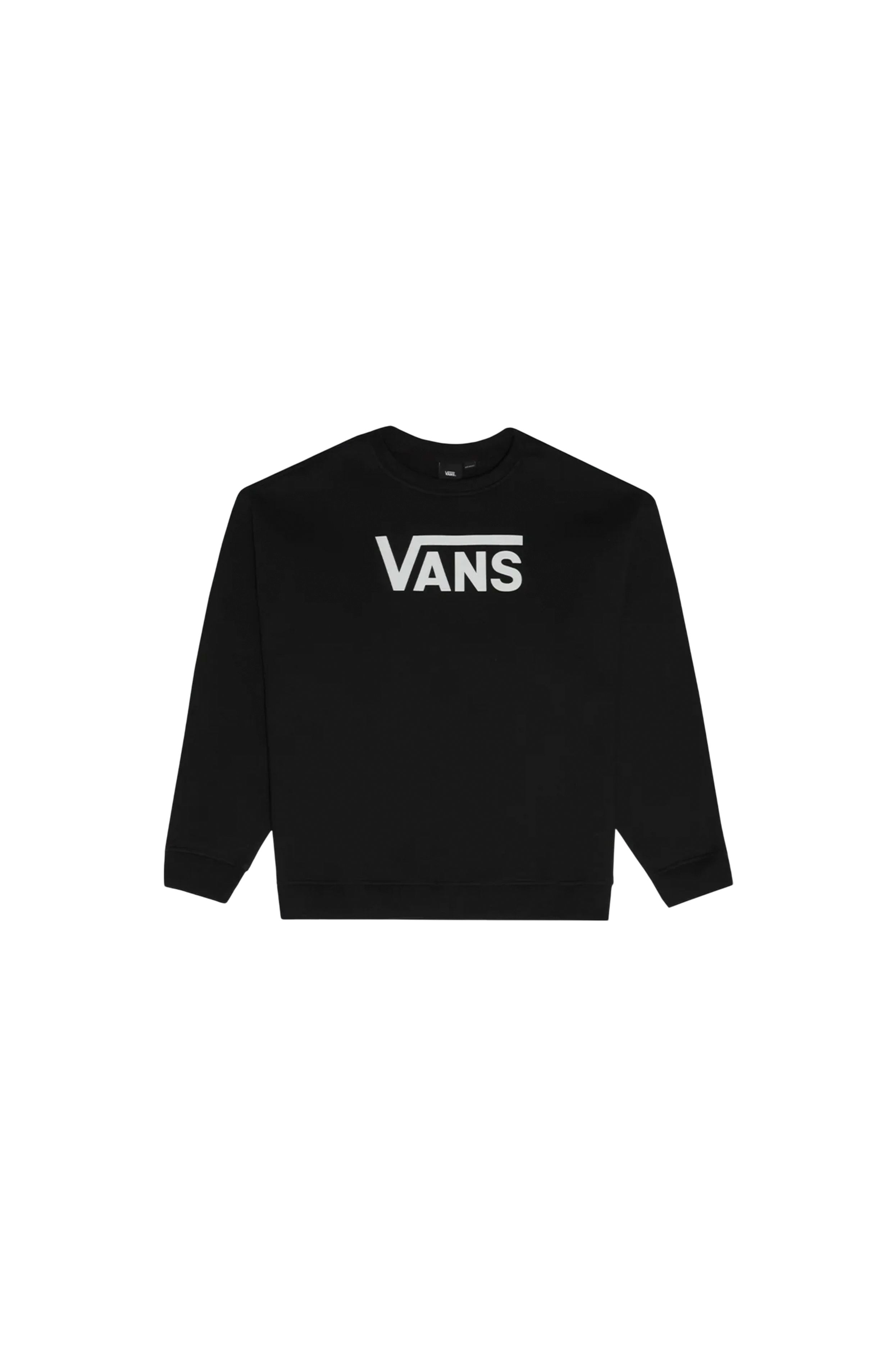 Moletom Classic V Oversized Crew SS Black - Vans