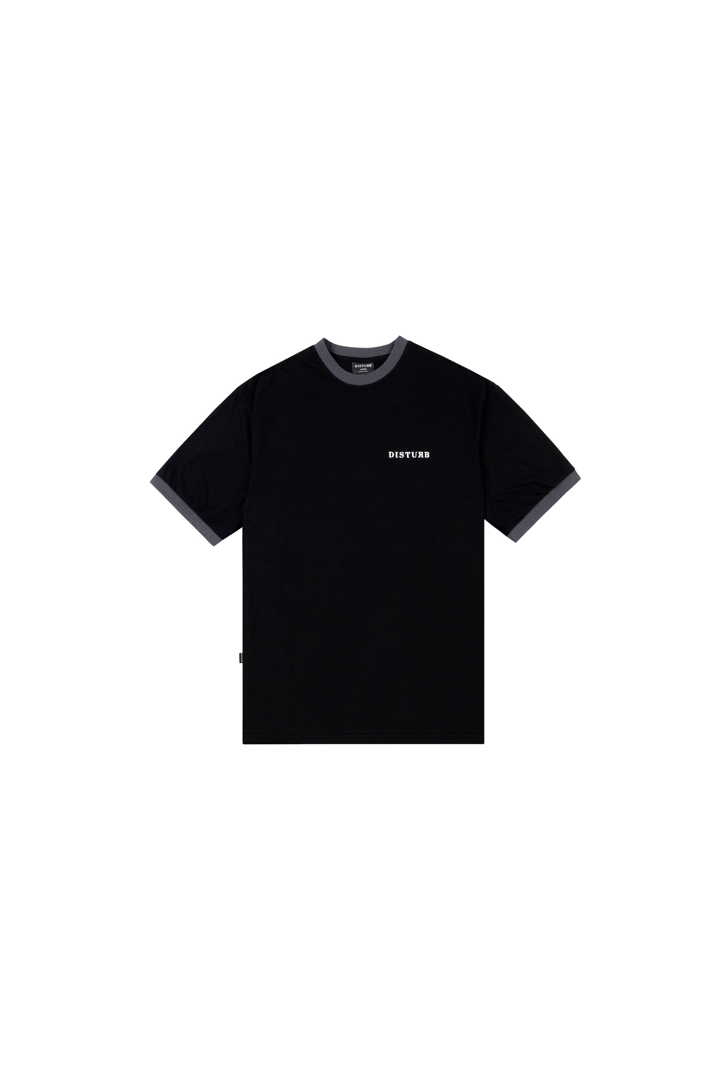 T-Shirt Ringer Preta