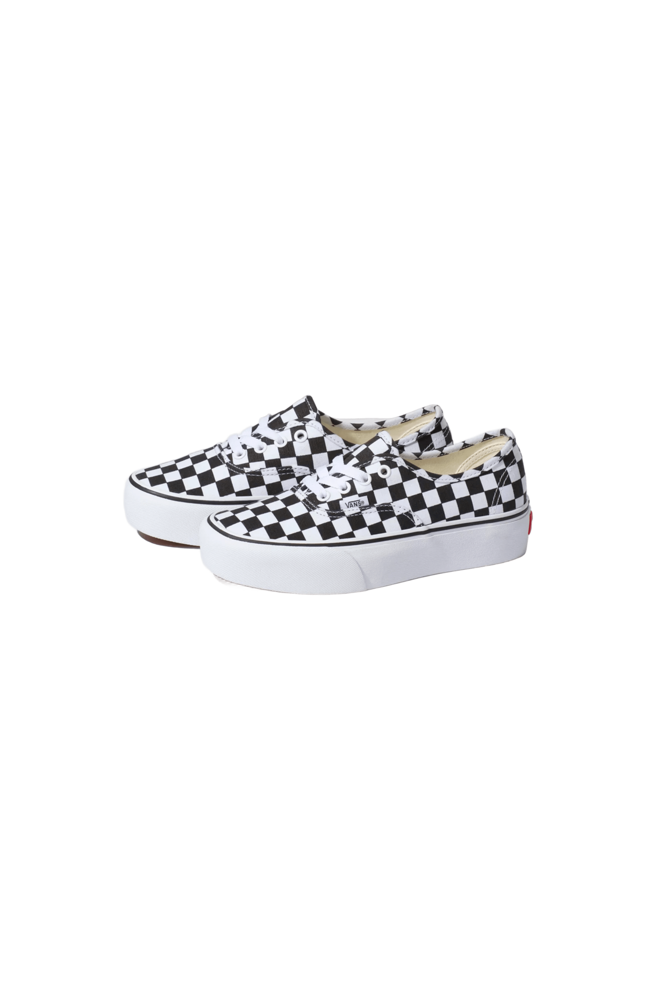 Tênis Authentic Plataform Checkboard True White - Vans