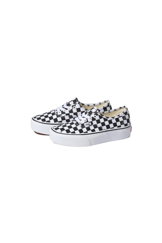 Tênis Authentic Plataform Checkboard True White - Vans