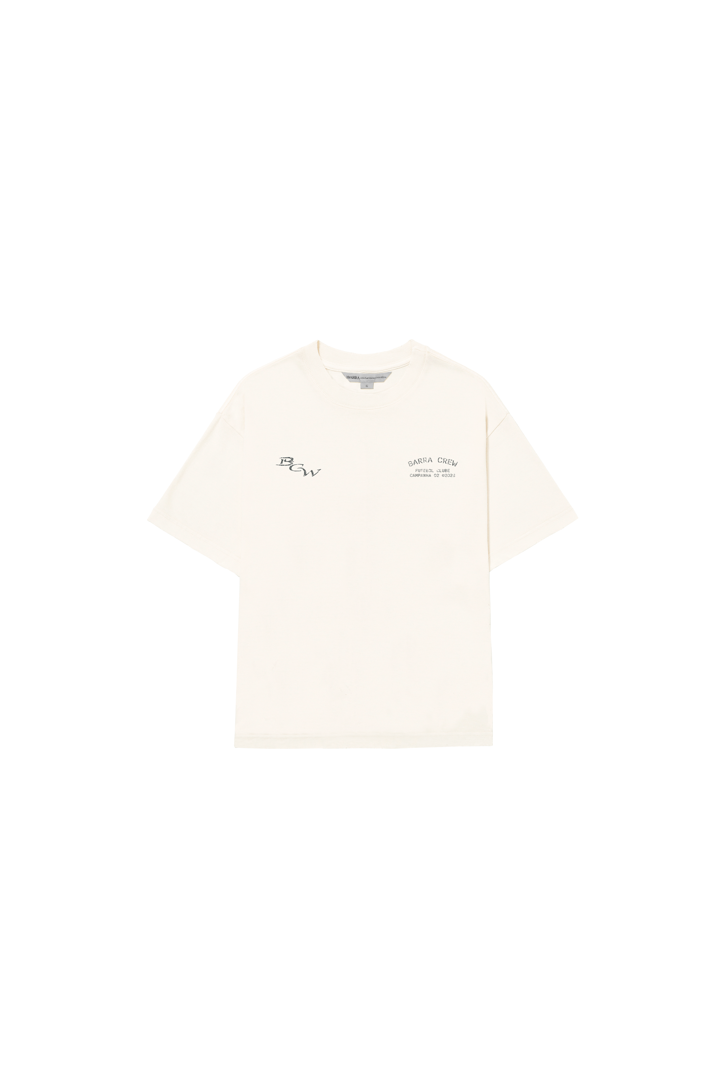 Camiseta "Bandeiras" Off White