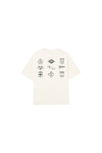 Camiseta "Bandeiras" Off White